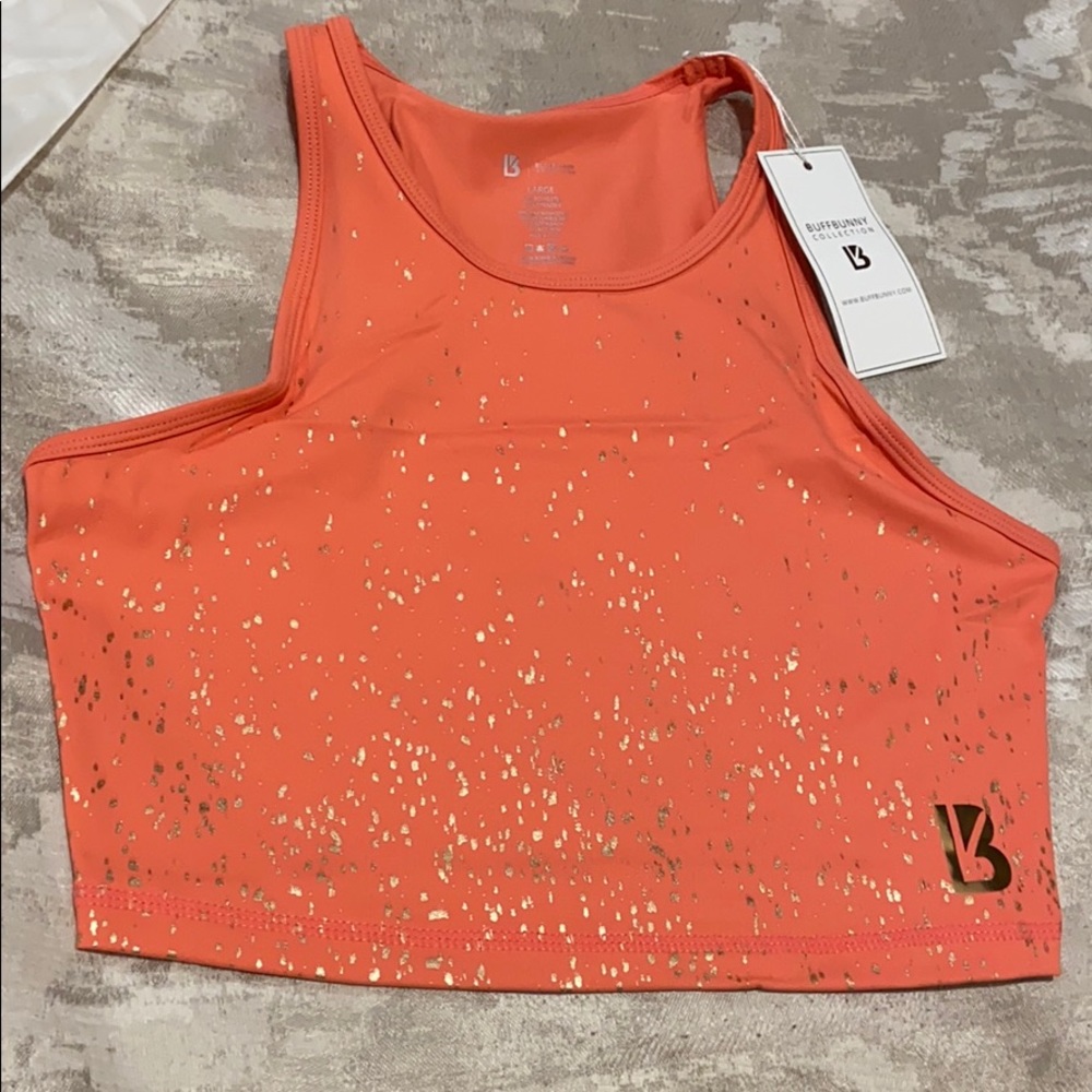 Rosé Aurora crop top